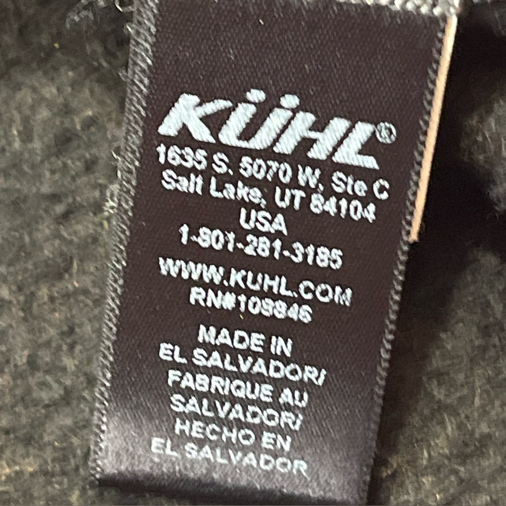Kuhl BLACK FLEECE Knit VEST Full Zip Front Big Pockets Men’s XL Rayon Polyester - Picture 6 of 16